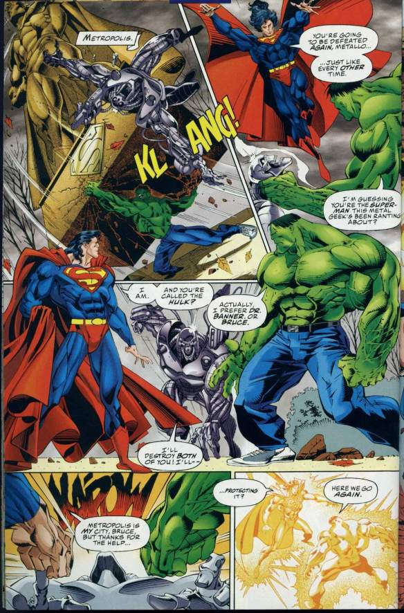 Dc Vs Marvel Superman Vs The Hulk Lowbrowcomics Com
