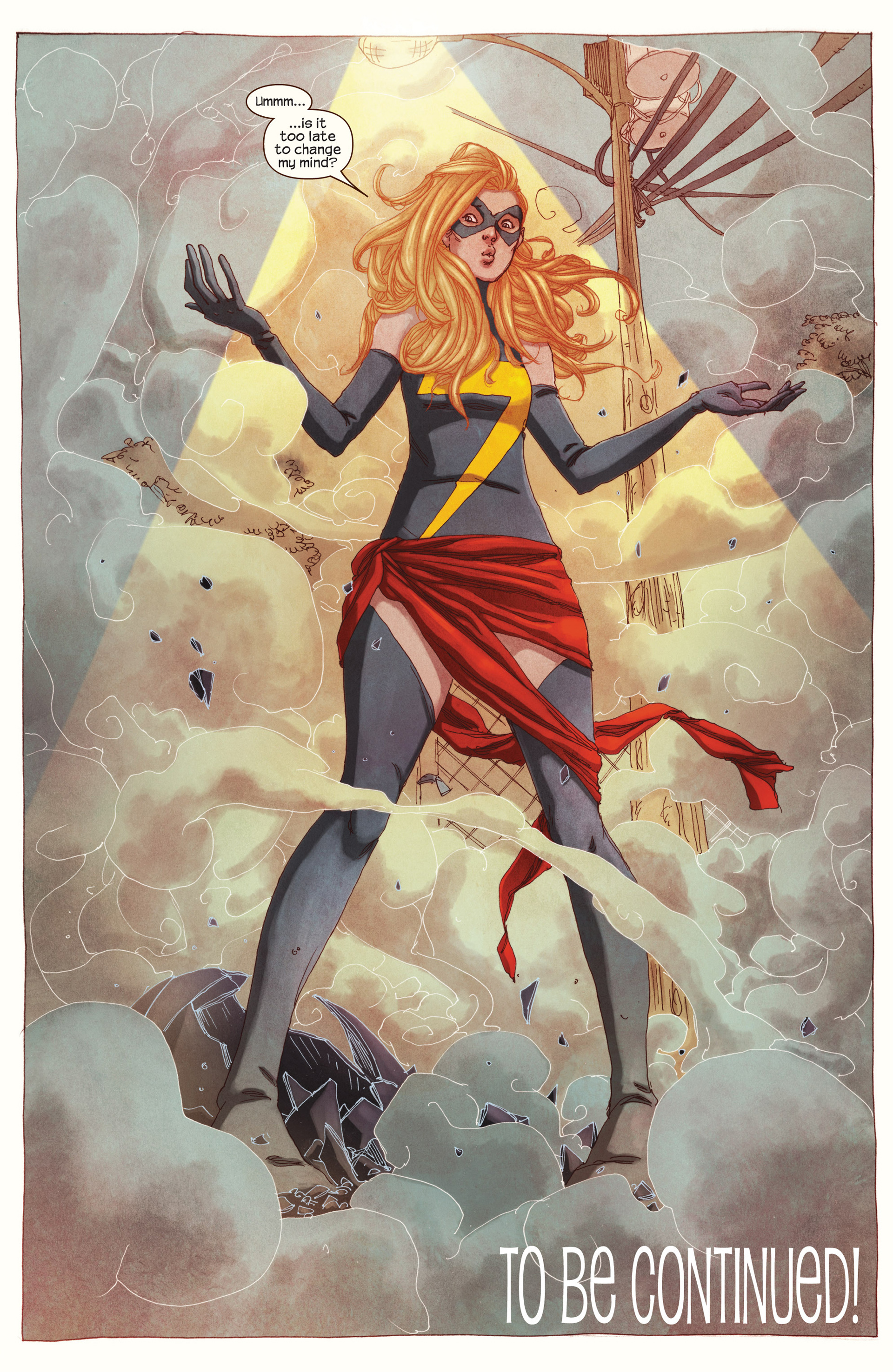 The Terrigen Mists transform Kamala Khan to Ms. Marvel! | lowbrowcomics.com
